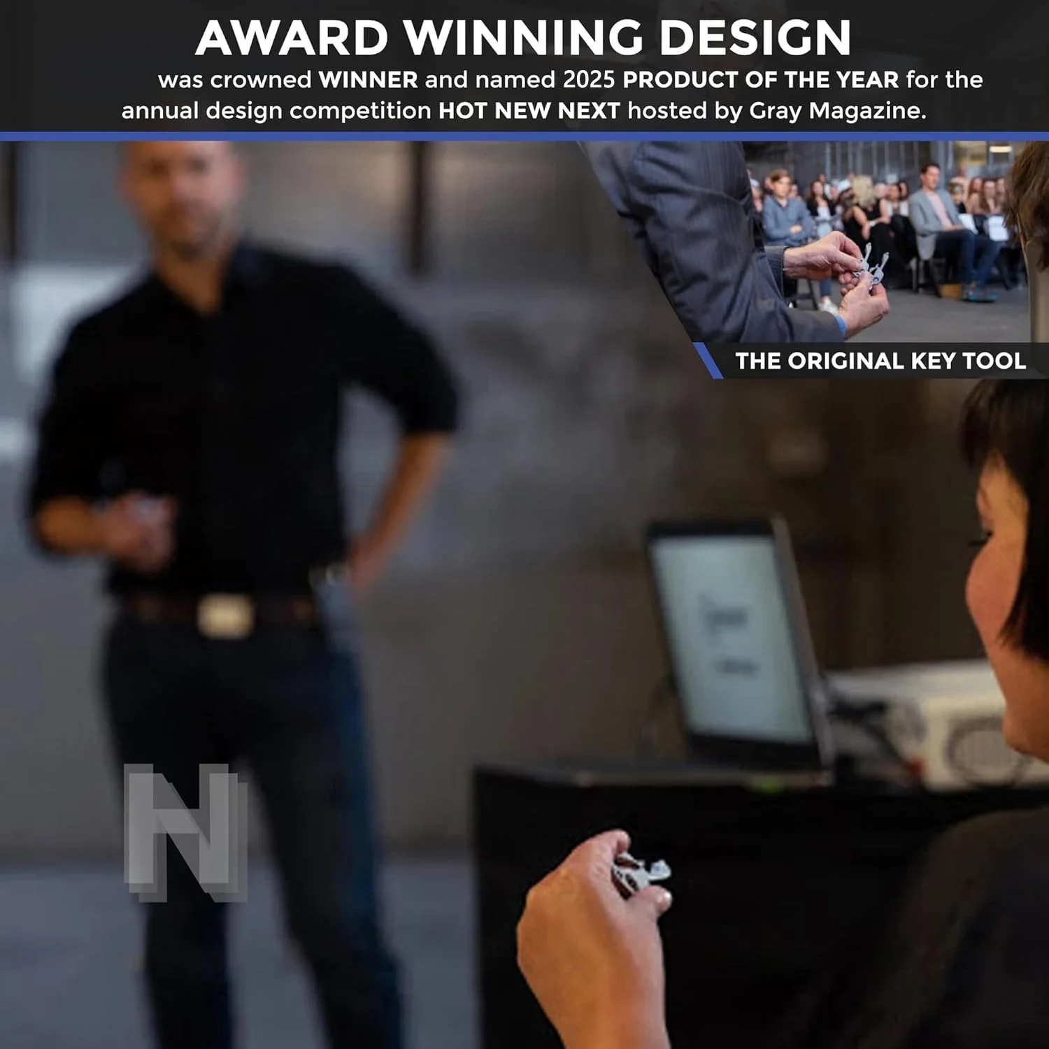 أداة متعددة | أداة الجيب الأصلية على شكل مفتاح | أداة المفاتيح المصنوعة من الفولاذ المقاوم للصدأ | 16+ أدوات | أداة متعددة المهام آمنة من TSA #5