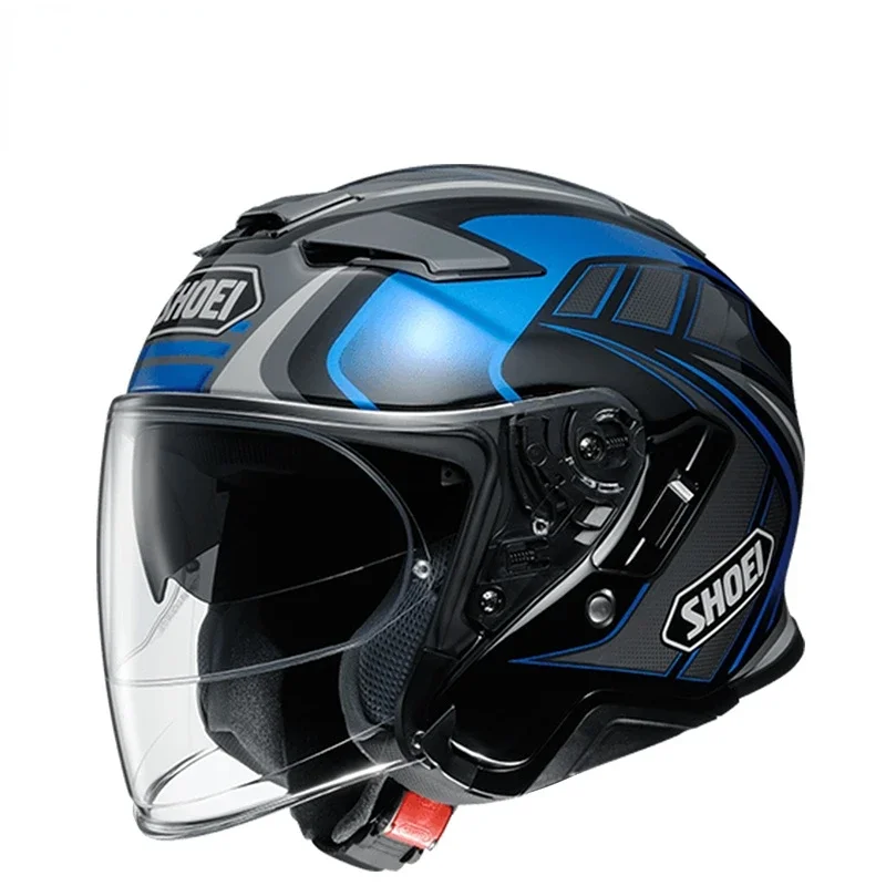 Shoei J-Cruise II AGLERO TC-2 Jet helmet 3/4 Open Face Helmet Men Women Dual Lenses Jet Retro Scooter Motorcycle Half Helmets