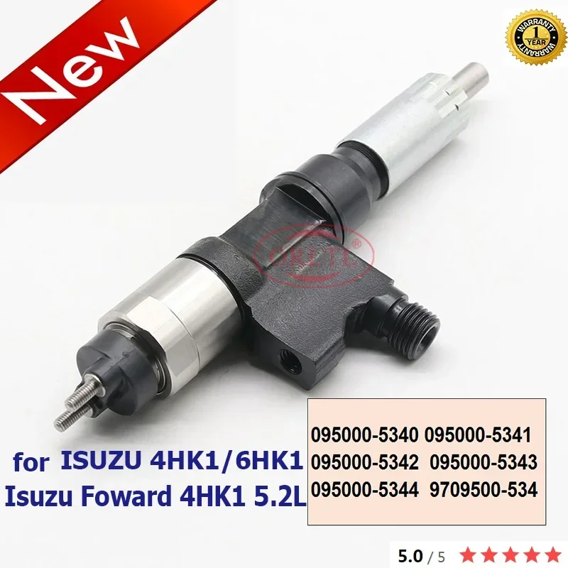 

Новый 095000 -5343 095000 5343 Форсунка дизельного инжектора 5343 для Isuzu Foward 4HK1 5,2 л/ISUZU 4HK1/6HK1