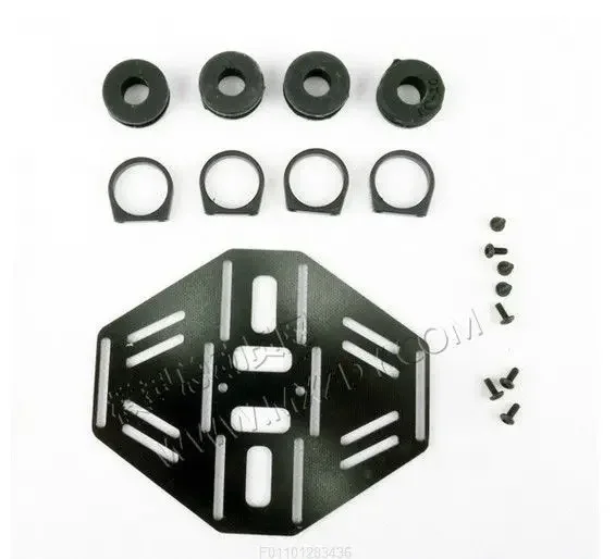 

D10 10MM tube Dual Battery Mount plate for parallel two batteries extended