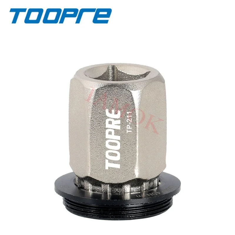 

TOOPRE Bike Steel Cassette Sprocket Sleeve 64g Iamok 6/7/8/9/10/11 Speed Cartridge Freewheel Tool for SHIMANO Bicycle Parts