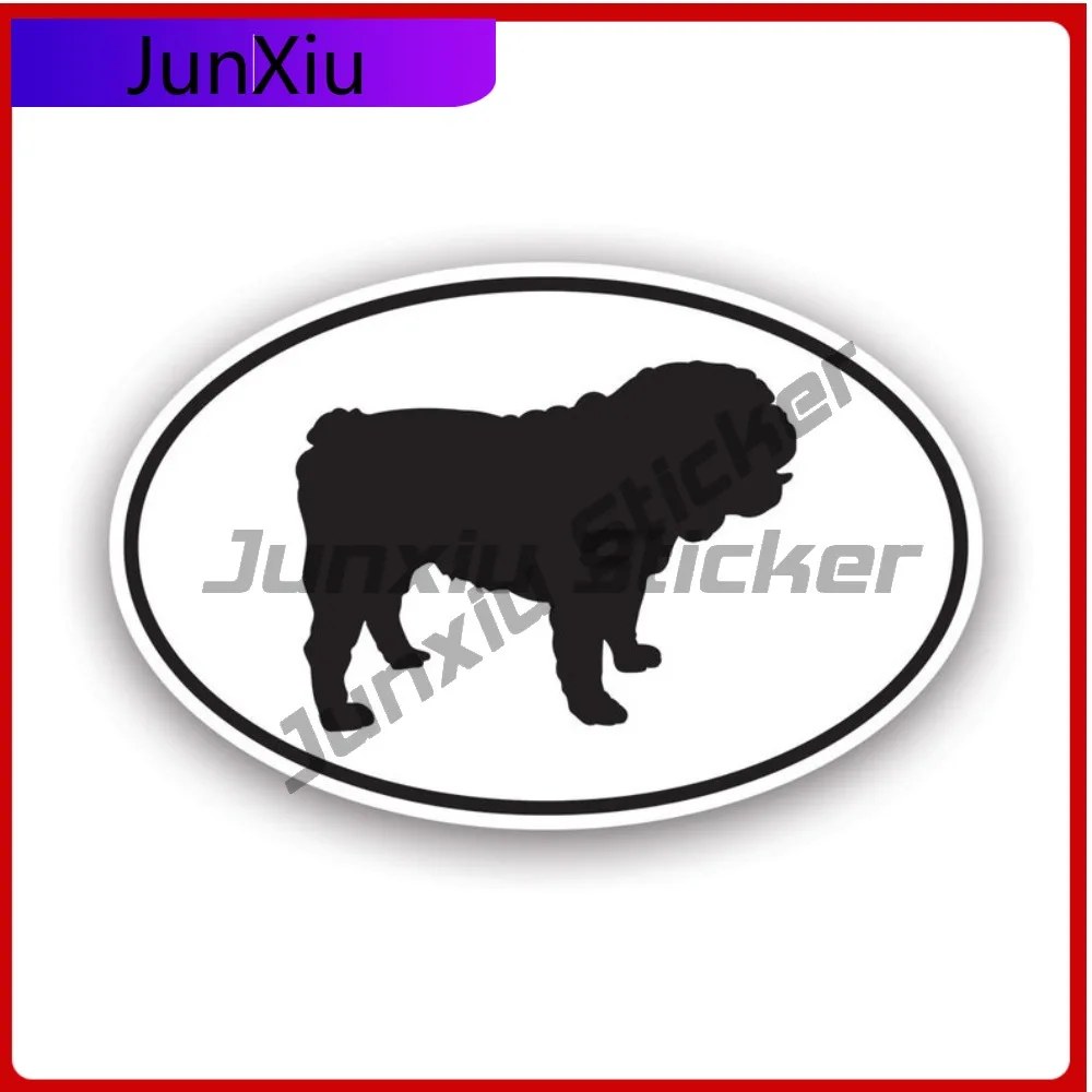 

English Bulldog Euro Sun Resistant Fade Resistant Cool For Truck Car Window Bumper Easy To Remove Easy Apply Decor Racing