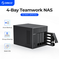 ORICO NAS 4 Bay  48TB Network Storage Station Built-in Power 250W with Heat Dissipation Fan