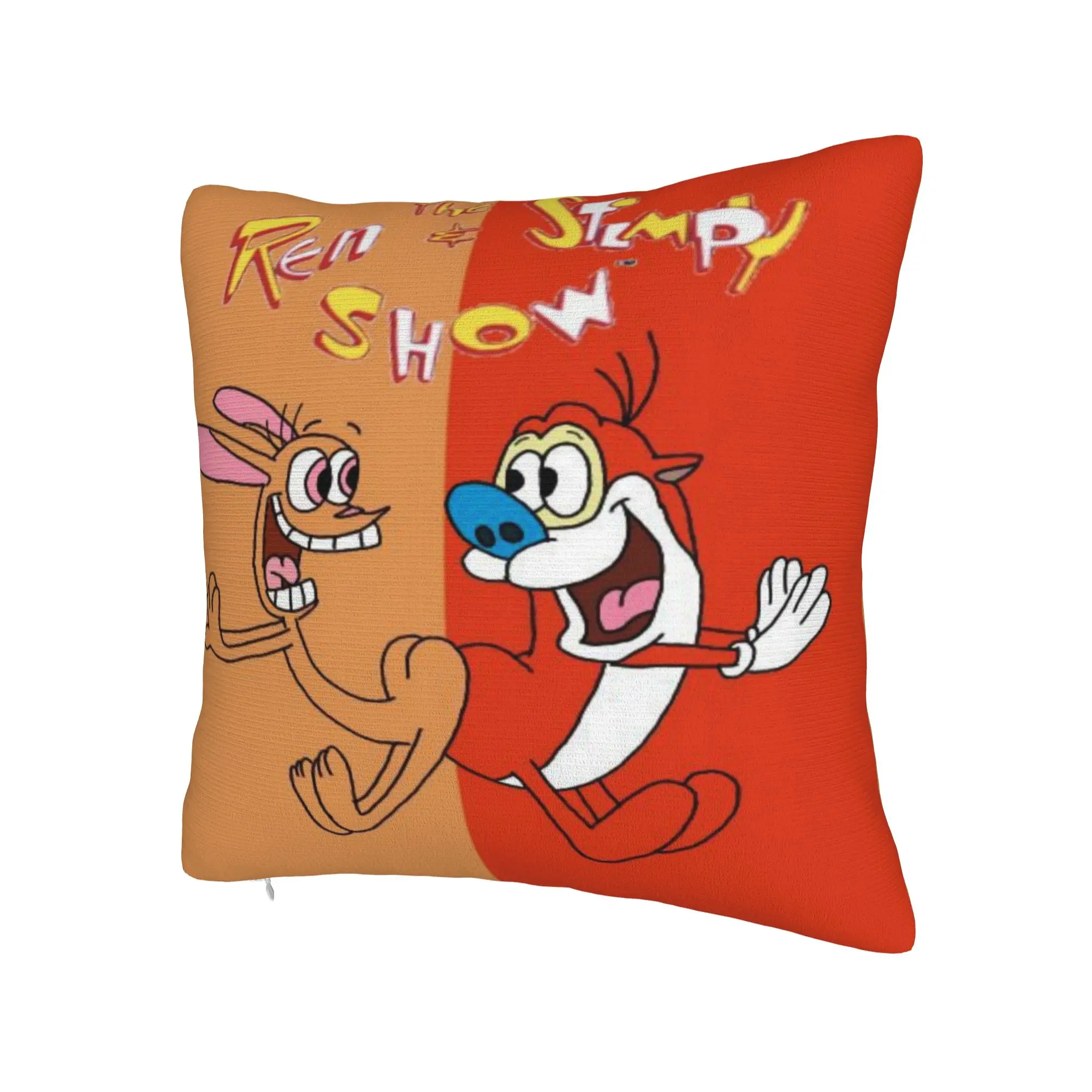 Stylish Living Room  Duo Rucksack Ren & Stimpy  Decorations Pillowcases Accessories  Pillow Cover Square Multi-Size