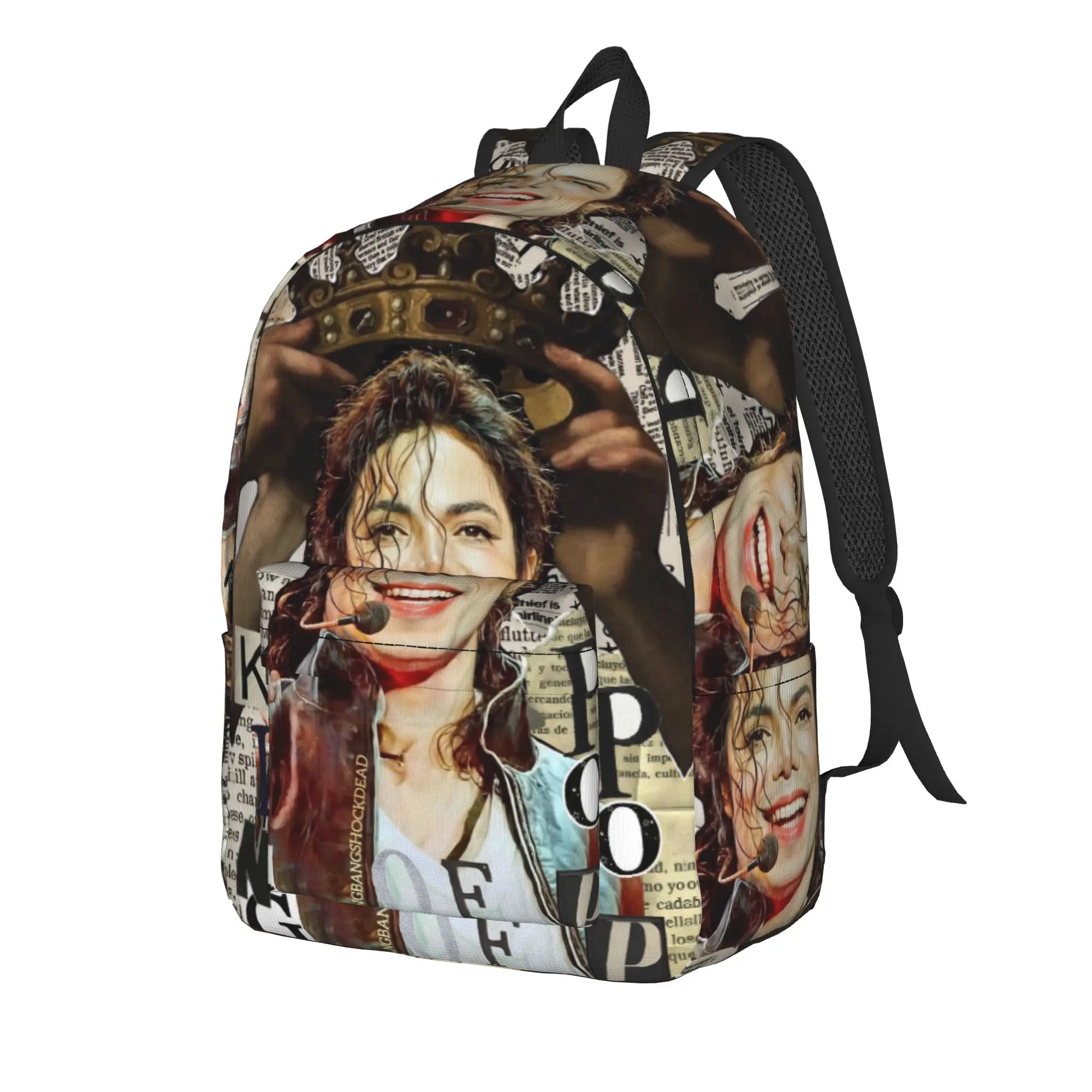 Michael Jacksons Musical Movie 2026 Backpack for Men Women High School Business Daypack  Laptop Computer Canvas Bags Sports