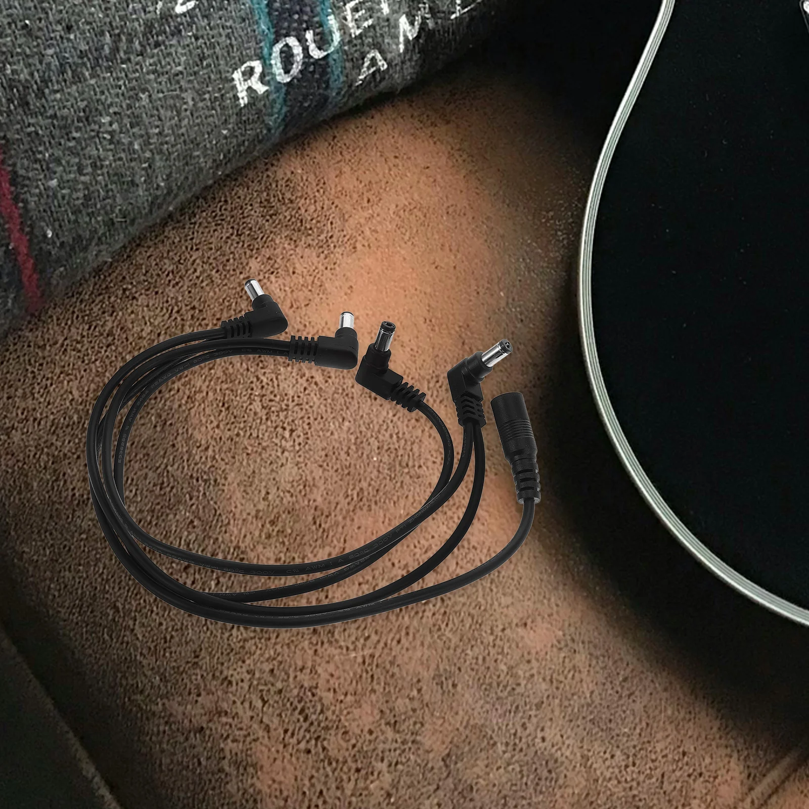 

Patch Cable Effects Pedal Durable PVC Copper Stable Signal Transmission Clear Sound Plug Connection Longevity