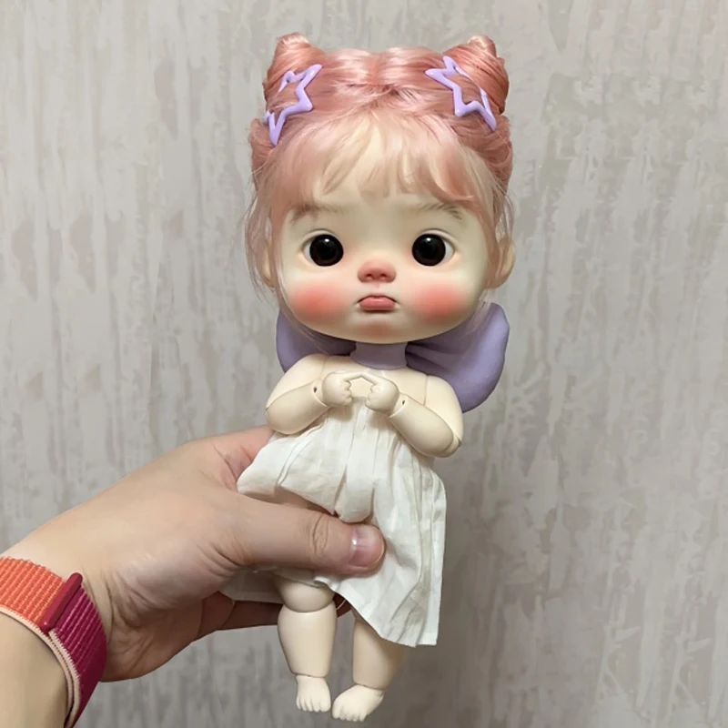 Blyth boneca peruca bonito banger gato orelha peruca para cabeça grande boneca, meng, DIANDIAN, Qbaby cabelo adequado para 26-27cm cabeça boneca acessórios