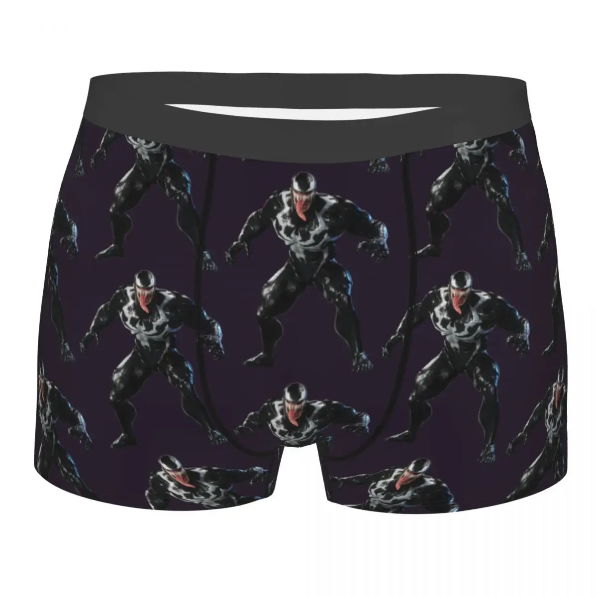 

Custom Venom Movie Underwear Men Breathable Boxer Briefs Shorts Panties Soft Underpants For Homme