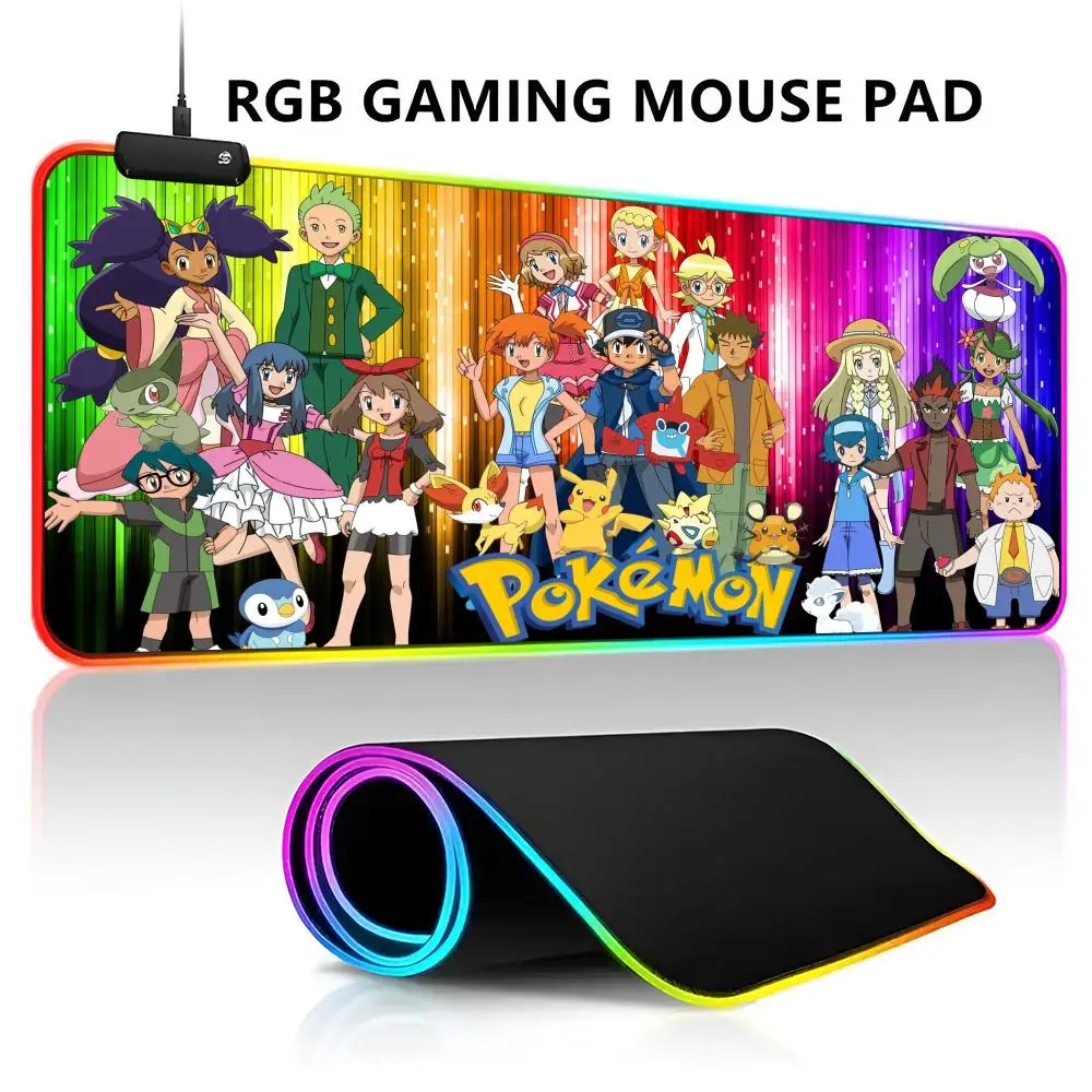 アニメ-p-pokemons-マウスパッド-rgb-led-ライトゲーミングマウスパッド防水大型ゲーマーマウスカーペットビッグマウスキーボードパッド-pc-デスクプラ