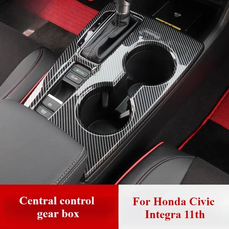 

For Honda Civic Integra 11th 2022-2025 Special Accessories for Modification of Central Control Gear Panel Decorative Frame Cars