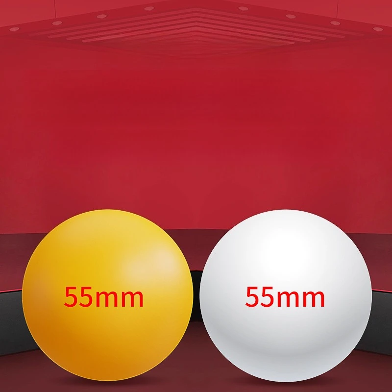 55Mm Table Tennis Large Ball Home Training Table Tennis, Wear-resistant and Not Easy To Break