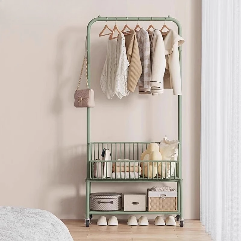 

Niche Wearing Coat Rack Clothes Interior Stand Hanger Coat Rack Dressing Standing Perchero Ropa De Pie Vintage Furniture