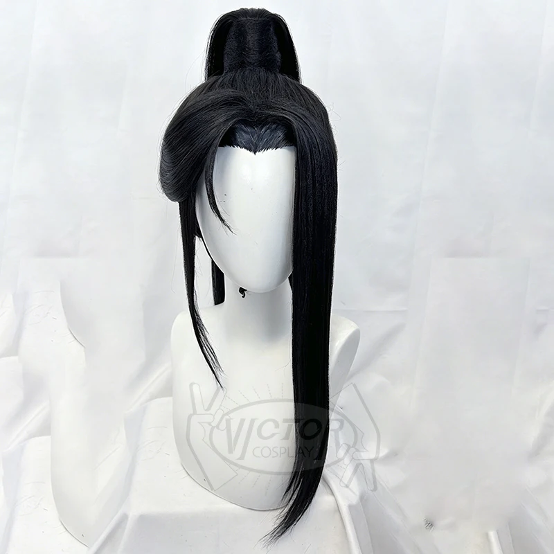 parrucca-lunga-nera-personalizzata-he-xuan-per-cosplay-tian-guan-ci-fu-benedizione-degli-ufficiali-del-cielo-capelli-sintetici-accessorio-per-halloween