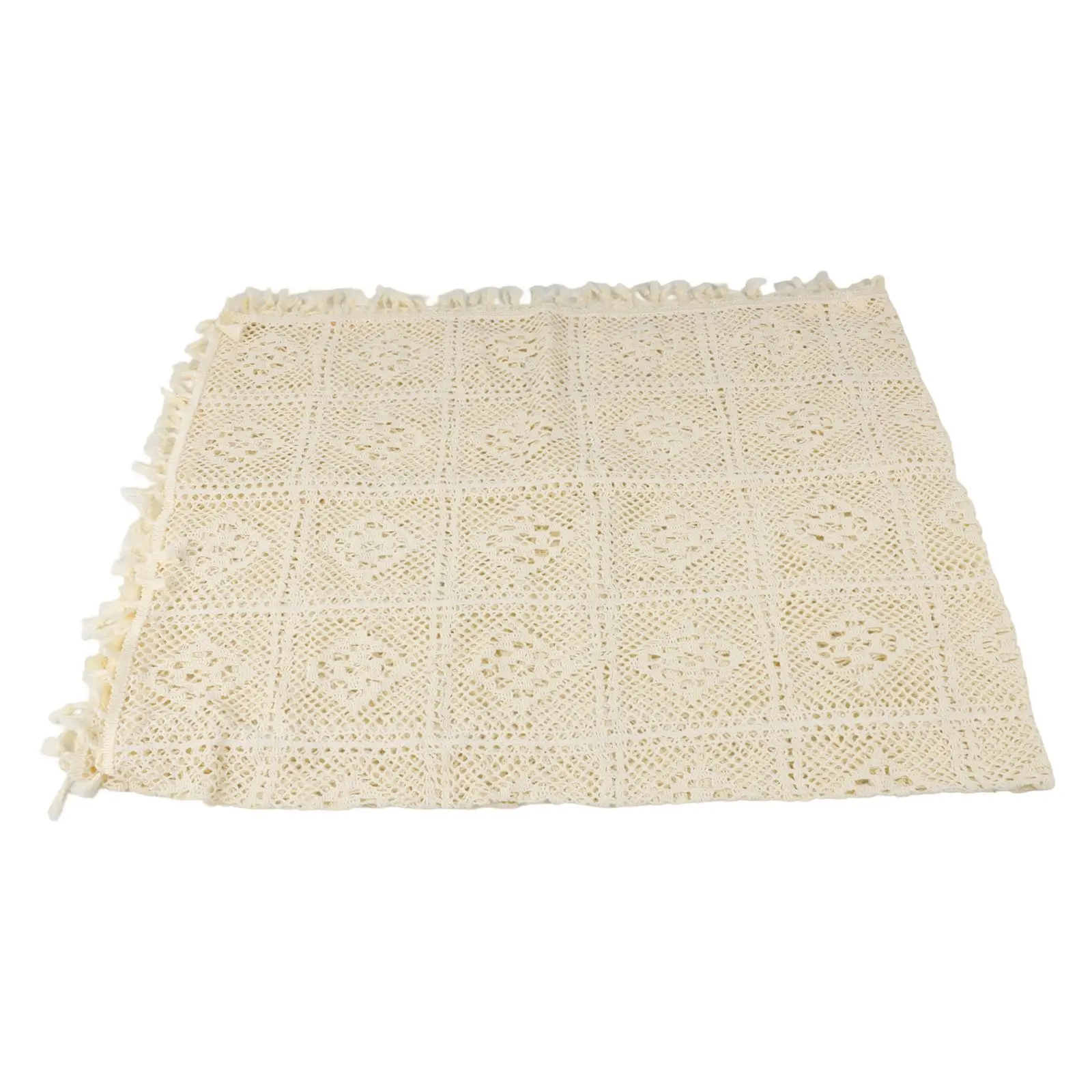 

Моющийся хлопковый аксессуар для скатерти 140x100 см, элегантный кружевной дизайн, защитный чехол для стола, моющийся и многоразовый