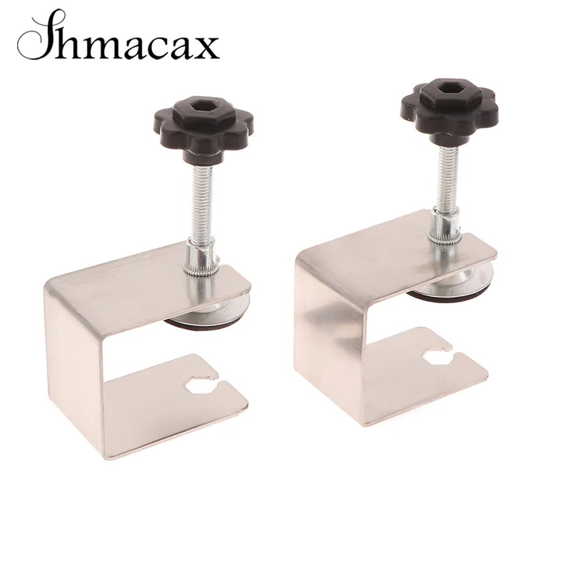 2Pcs Woodworking Jig Cabinet Tool Steel Drawer Panel Clips Home Furniture Accessories Front Installation Clamps Hand Tool