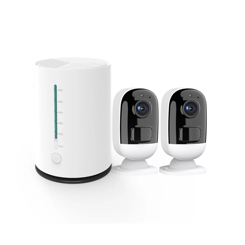 

New Arrival WiFi Signal Base Station Monitor Kit 3MP Wireless CCTV Security Battery Camera System 150M DIstance WiFi Camera Kit
