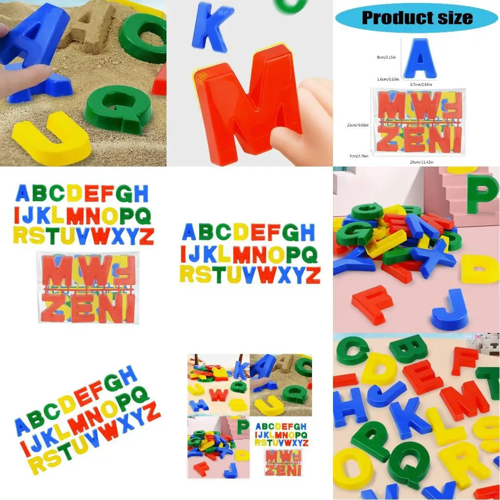 

26 шт. Красочные алфавиты песчаная игрушка
