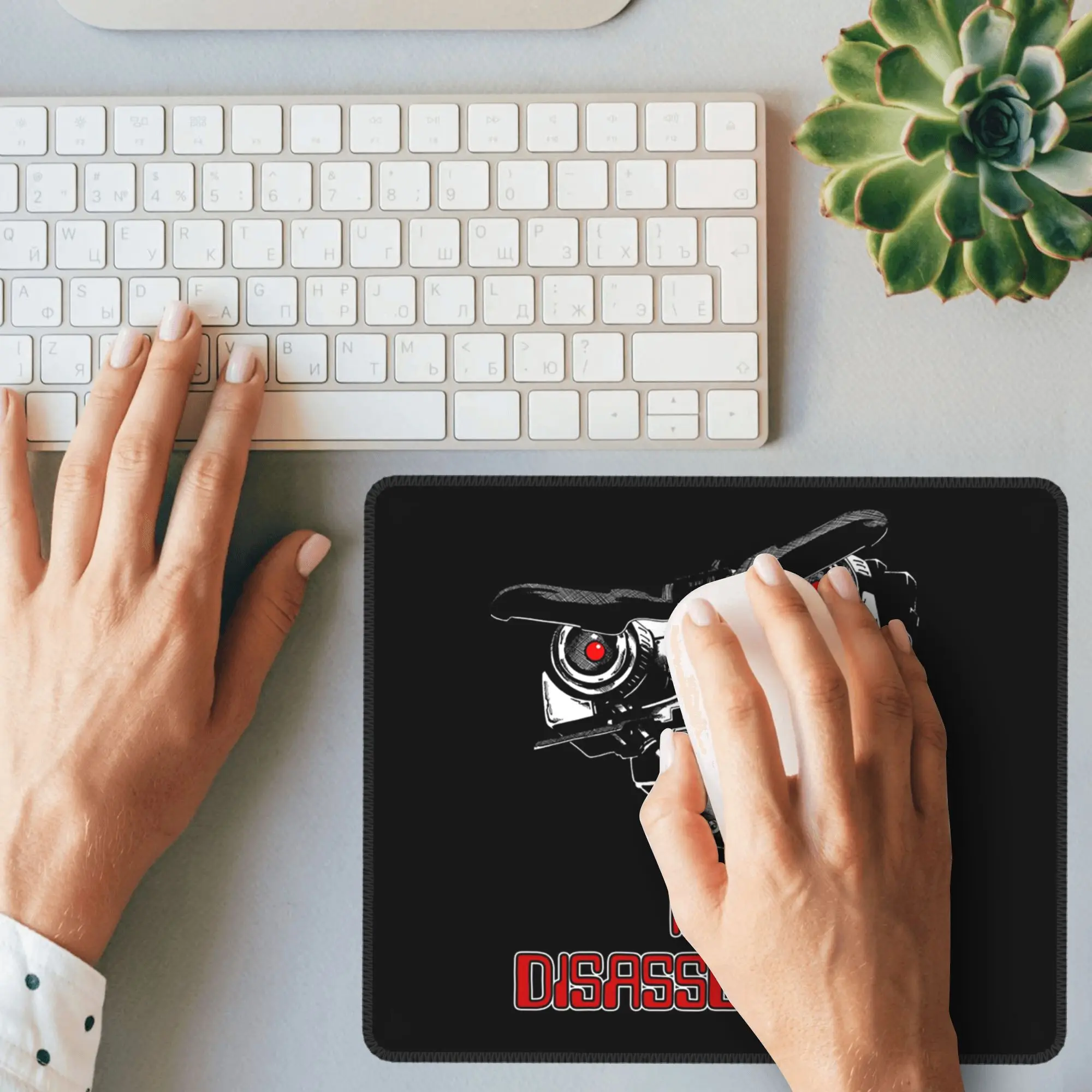 Alfombrilla de ratón Johnny Five sin desmontaje, alfombrilla para teclado de ordenador, alfombrilla para ratón, Gaming, PC, portátil, escritorio, accesorios de oficina, alfombrillas para mesa