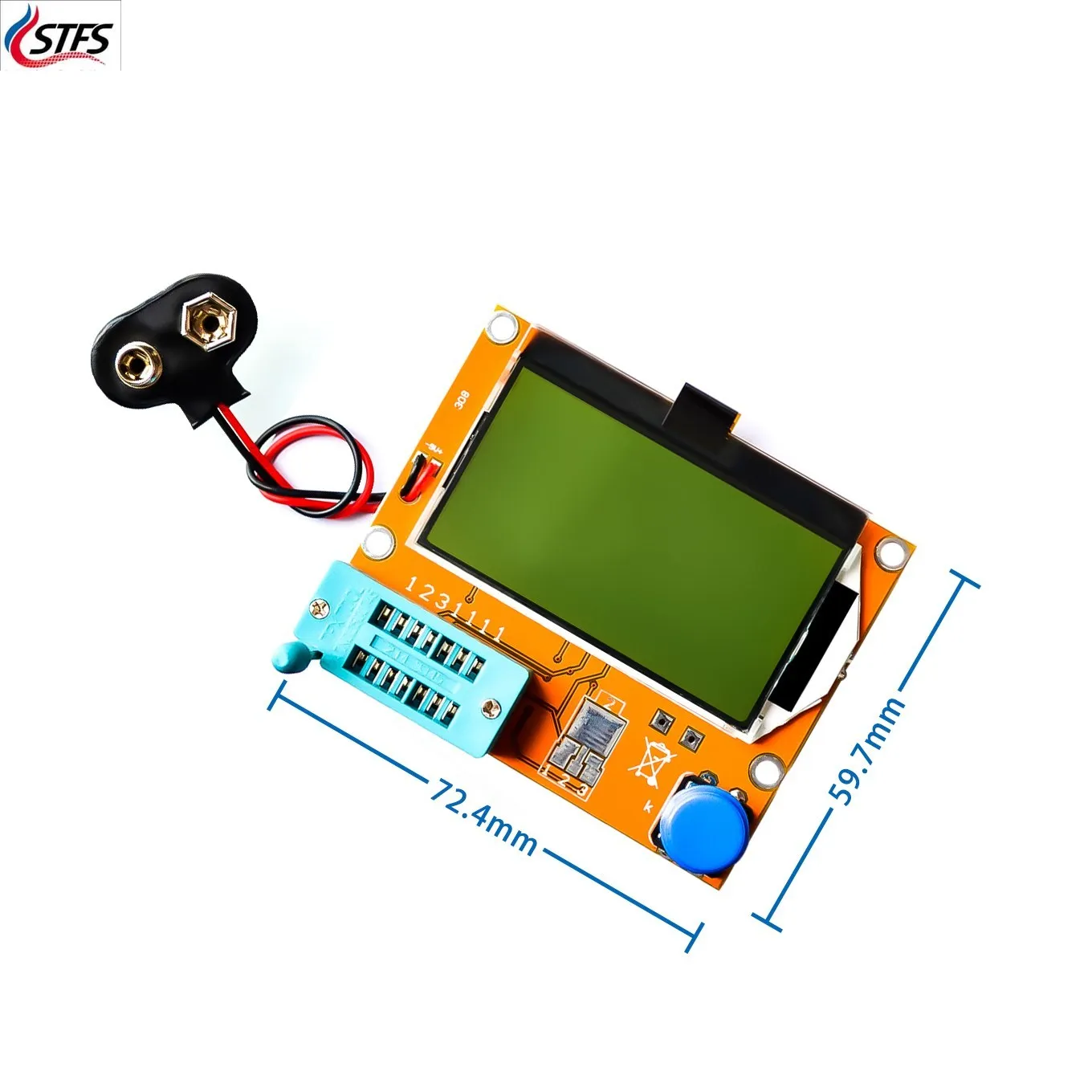 LCR-T4 ESR Meter Transistor Tester Diode Triode Capacitance SCR Inductance New M12 dropship