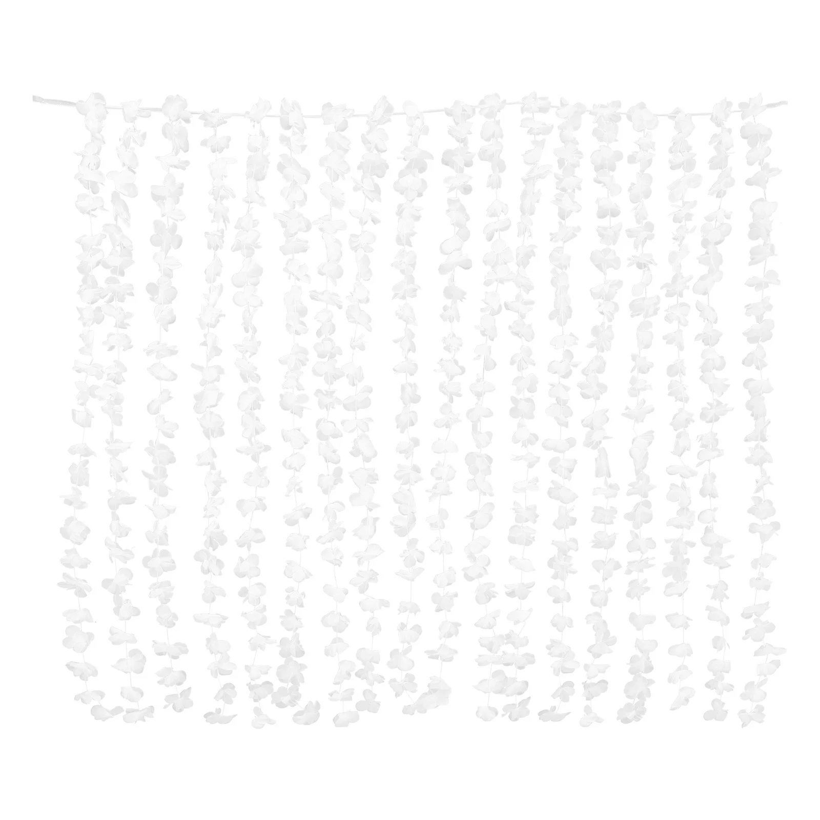 

Artificial White Flower Garland Curtain Backdrop Elegant Floral Drape for Indoor Outdoor Wedding Party Bridal Shower Summer