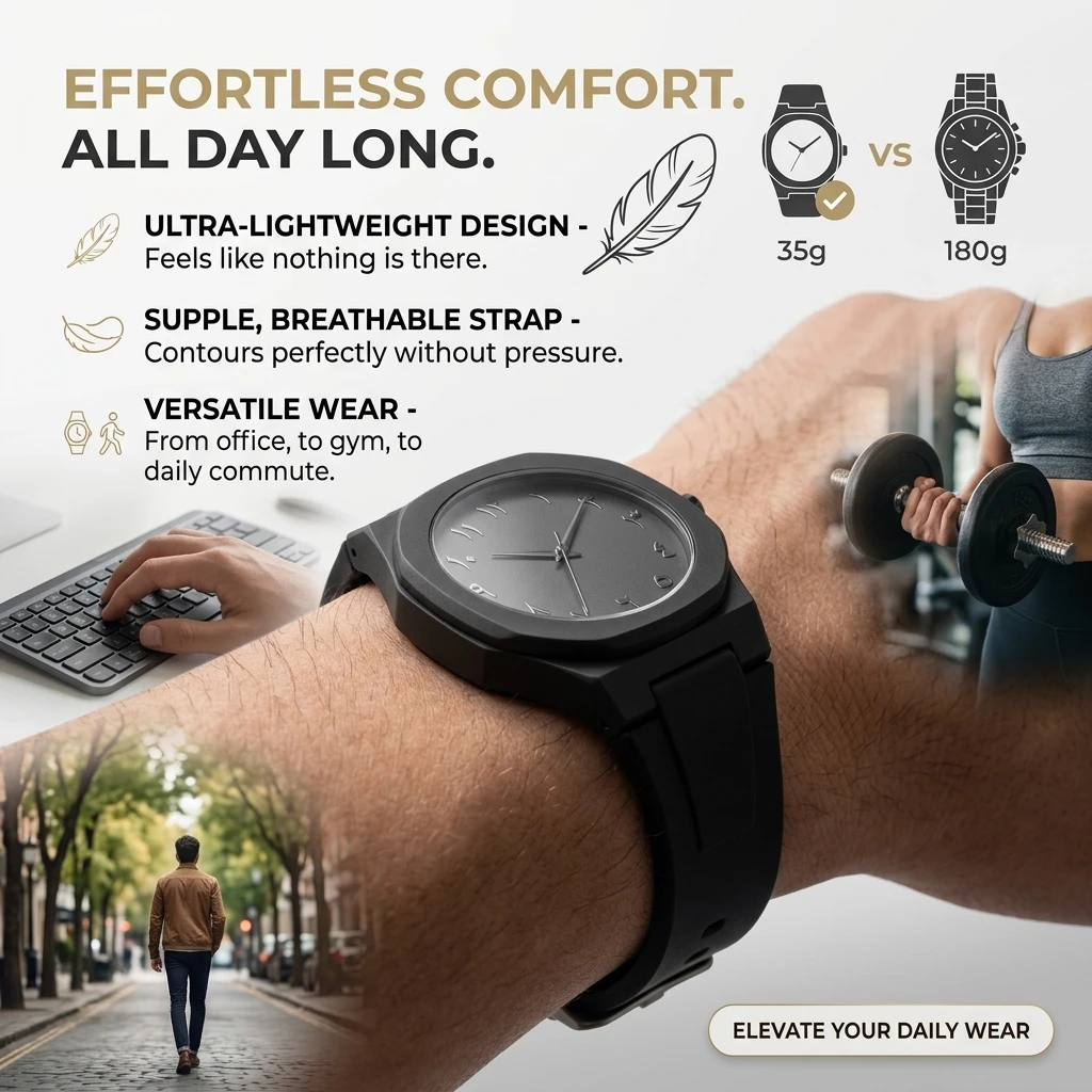 1pc Minimalist Style Watch, Unisex Black Strap, Fashionable Trendy Student Daily Casual Wristwatch with Unique Design