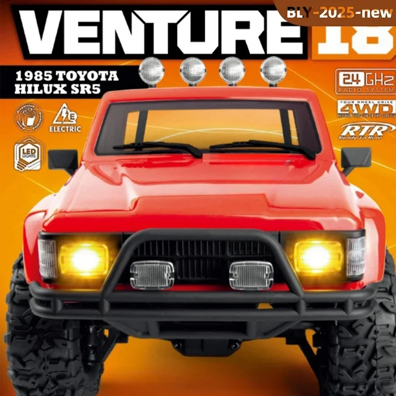 Hpi Venture 18 1/18 Scale 4wd Rtr Rock Crawler Metal 2-Speed Gearbox Steel Chassisoil Shocks Metal Diff Toys For Boy