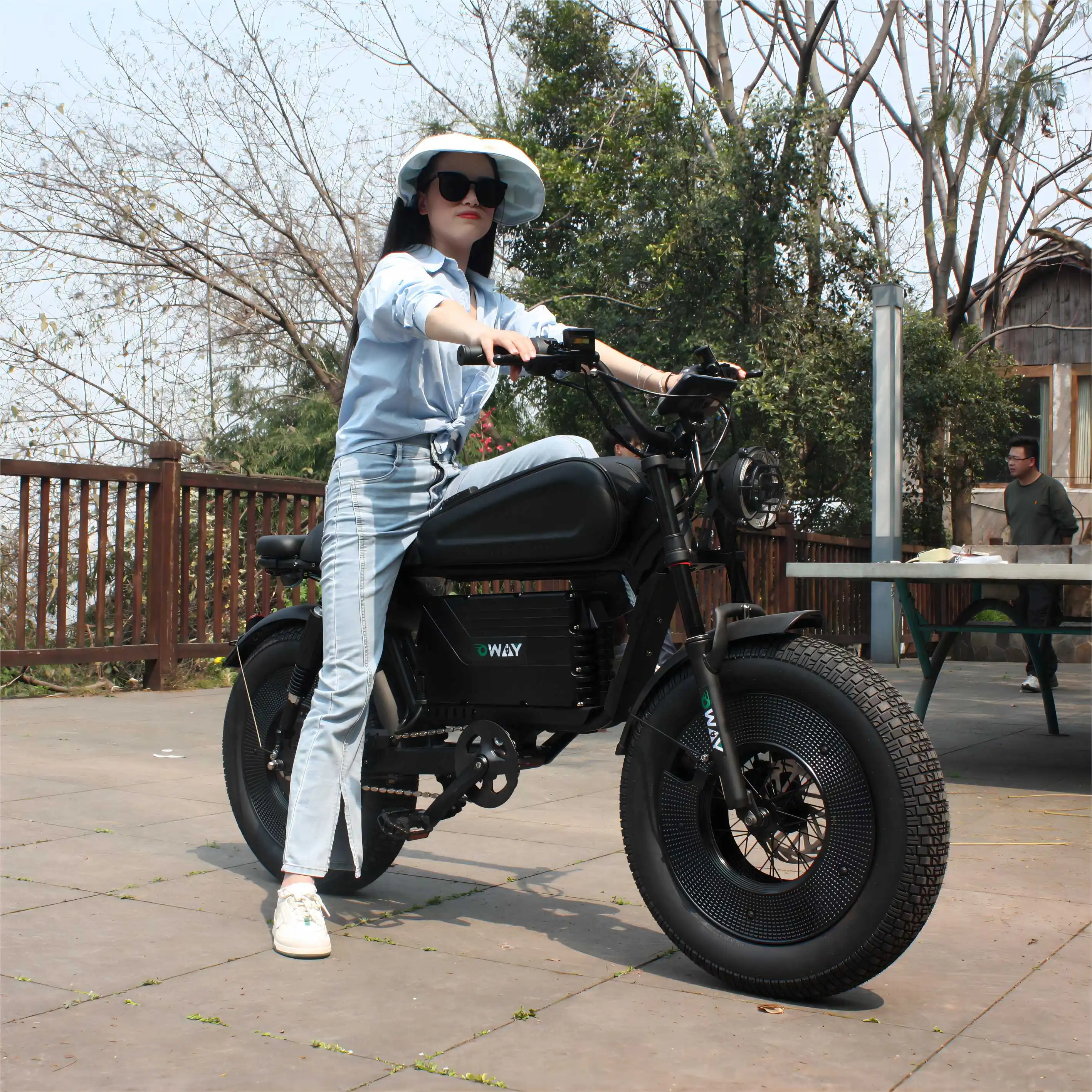 Fatebike Ebike Reservation Remote Power off  City Electric Bicycle Wide Fat Tire Electric Bike  Outdoor Commuting E Bike