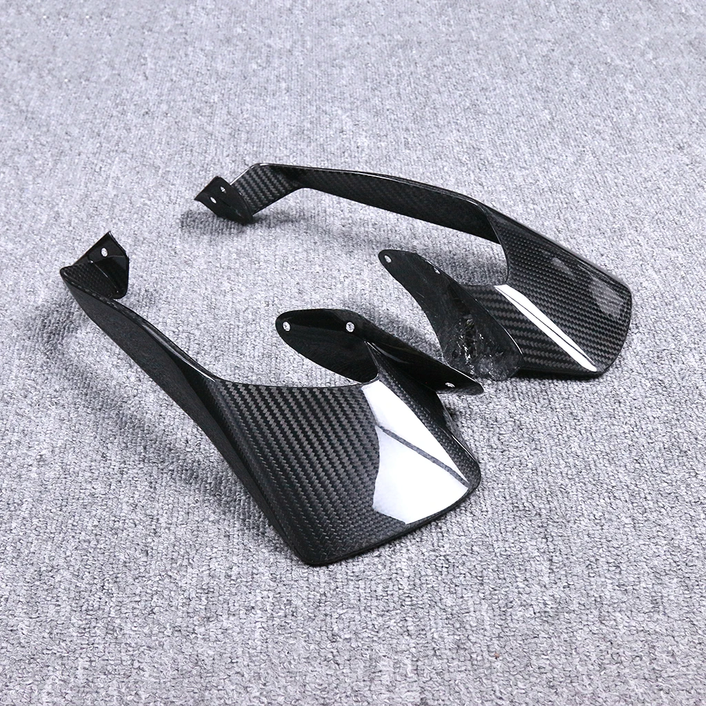 Carbon Real 3K Full Dry Carbon Fiber OEM Style Motorcycle Aero Wings Winglets
