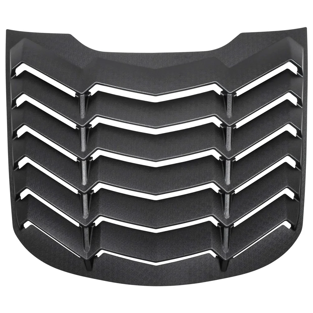 Hintere Seiten fenster lamellen für Ford Mustang 2015-2017 Windschutz scheibe Sonnenschutz abdeckung Entlüftung GT Lambo-Stil Custom Fit Allwetter abs – Detail 11