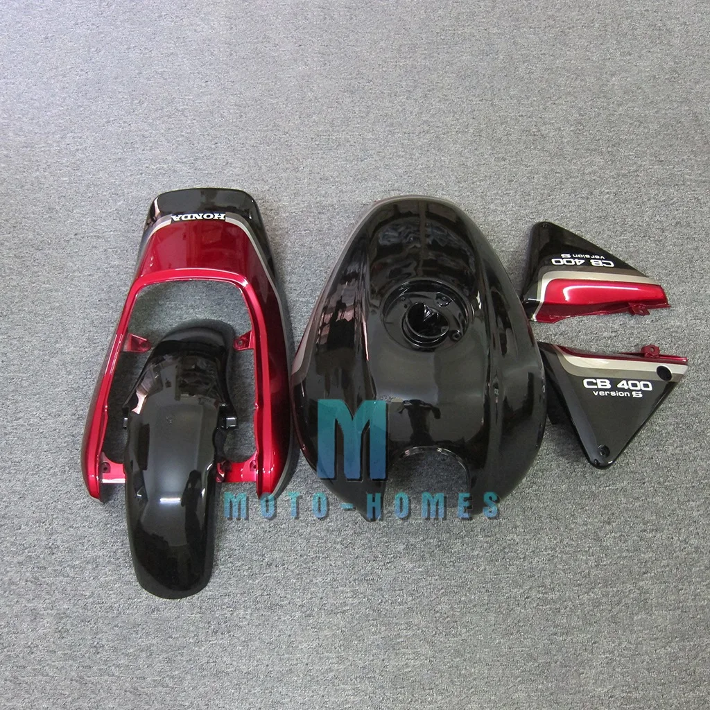 Red Black Motorcycle ABS Fairing Bodywork Panel Set for CBR400RR 1992-1995  92 95 CBR400 400RR Road Racing Rebuilding Bike