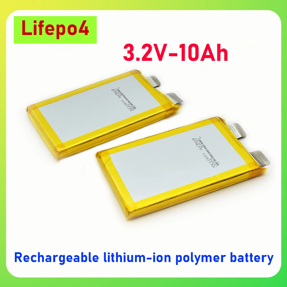 High Quality  3.2V Lifepo4 10Ah Rechargeable LiFePO4 Polymer Battery for 24V 12V 36V Electric Bike DVD GPS Replacement Battery