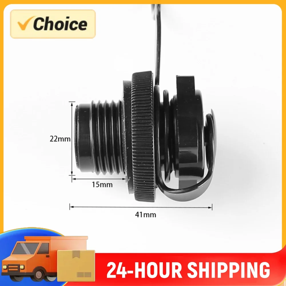 2 Pcs Mattress Airbed Air Valve Air Valve Nozzle Cap Air Mattress Plug Replacement Boston Valve For Inflatable Boat Kayak Raft