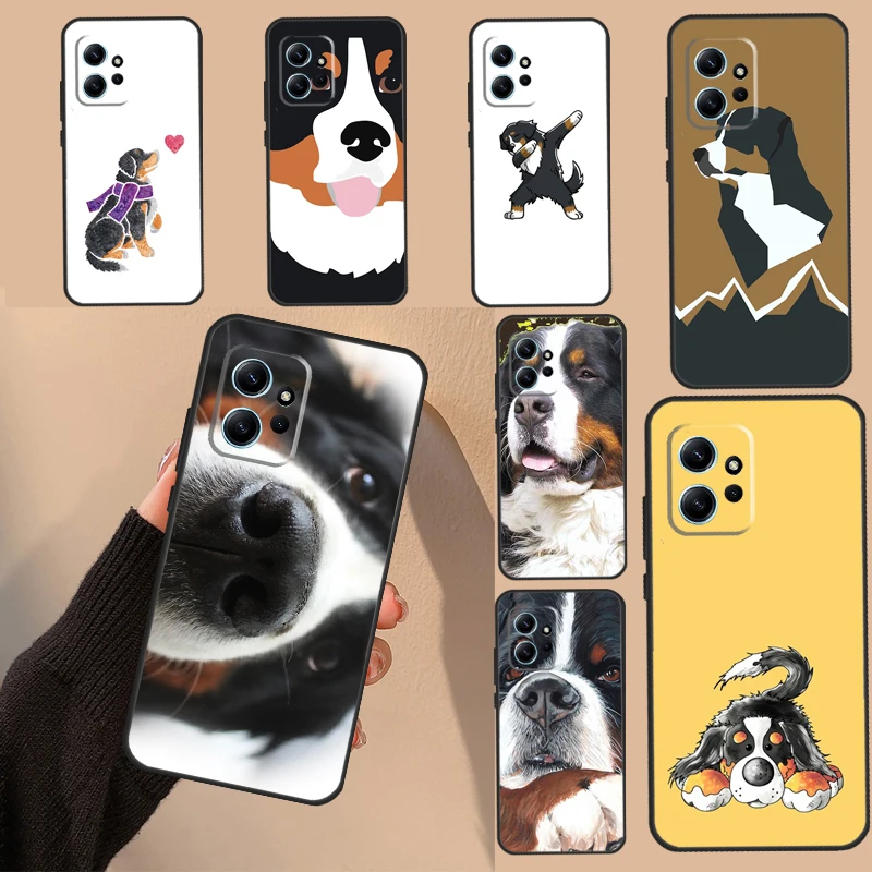 Bernese Mountain Dog Case For Xiaomi Redmi Note 8 9 10 11 12 Pro 12S 11S 10S 9S Redmi 12 9C 10C 12C Cover Shell