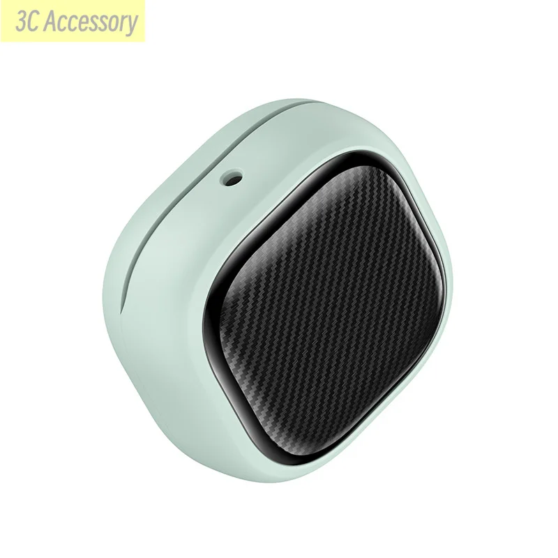 حافظة من ألياف الكربون لهاتف سامسونج جالاكسي براعم FE 2023 حافظة مضادة للسقوط درع واقية صلبة لهاتف Buds 2 Pro Live Capa