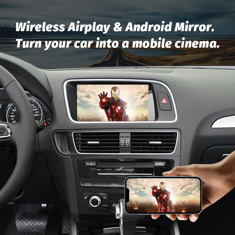 

Apple CarPlay Android Auto Interface for Audi A4 A5 Q5 2010-2016 with MMI System