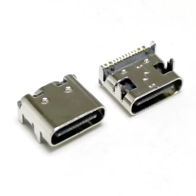 Micro USB-3.1 SMD 16P złącze żeńskie typu c gniazdo interfejs transmisji HD dla smartfonów wtyczka końcowa wtyczka ładowania