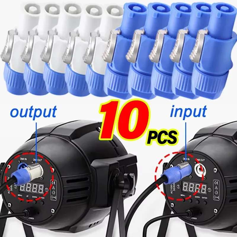 For NAC3FCA NAC3FCB NAC3MA 3Pin Powercon Connector 20A 250V Power Male Plug Adapter for Stage Light LED Screen Audio Equipment