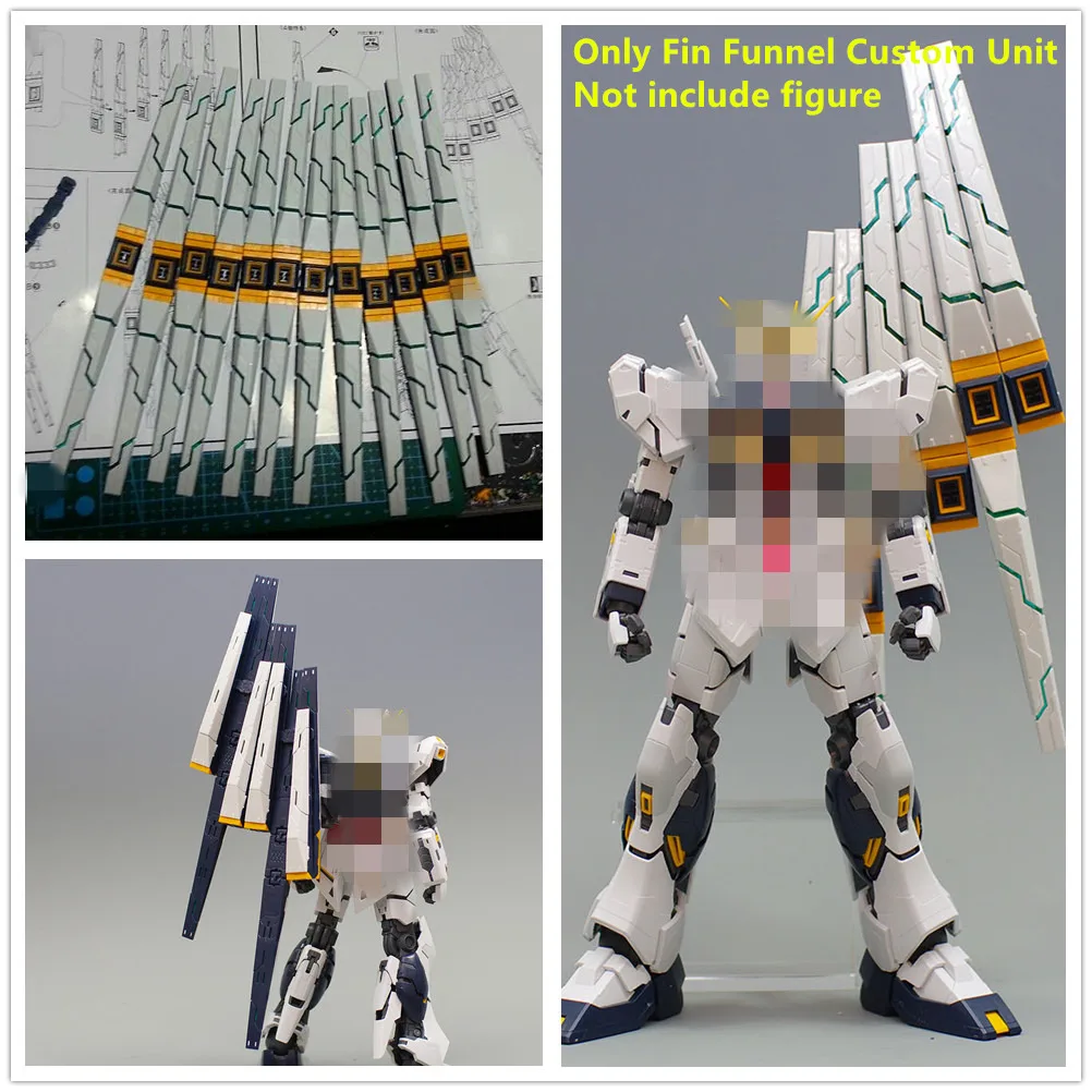 BTF Double Fin Funnel Custom Unit for MG 1/100 RX-93 Nu V ver.ka DB005