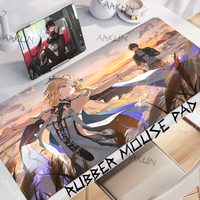 Kawaii Pretty Cartethyia Cool Wuthering waves Gamer Mouse Pad Large Computer Gaming Desk Carpet Anti-slip Laptop Soft Mouse Mat