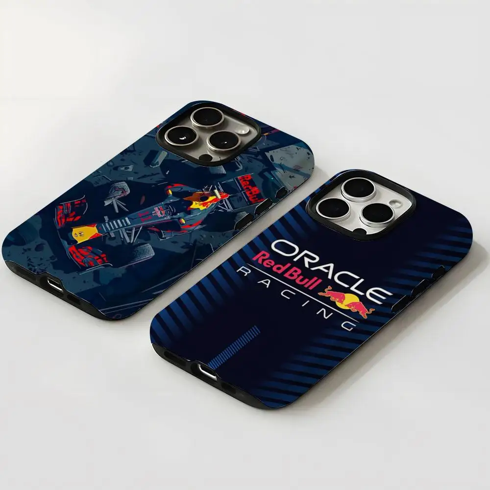 Funda de teléfono B-BullS con logotipo rojo a la moda, nueva para IPhone 16 15 14 13 12 11 Pro Max X XR XSMax 7 8 Plus, funda dura de PC con película brillante