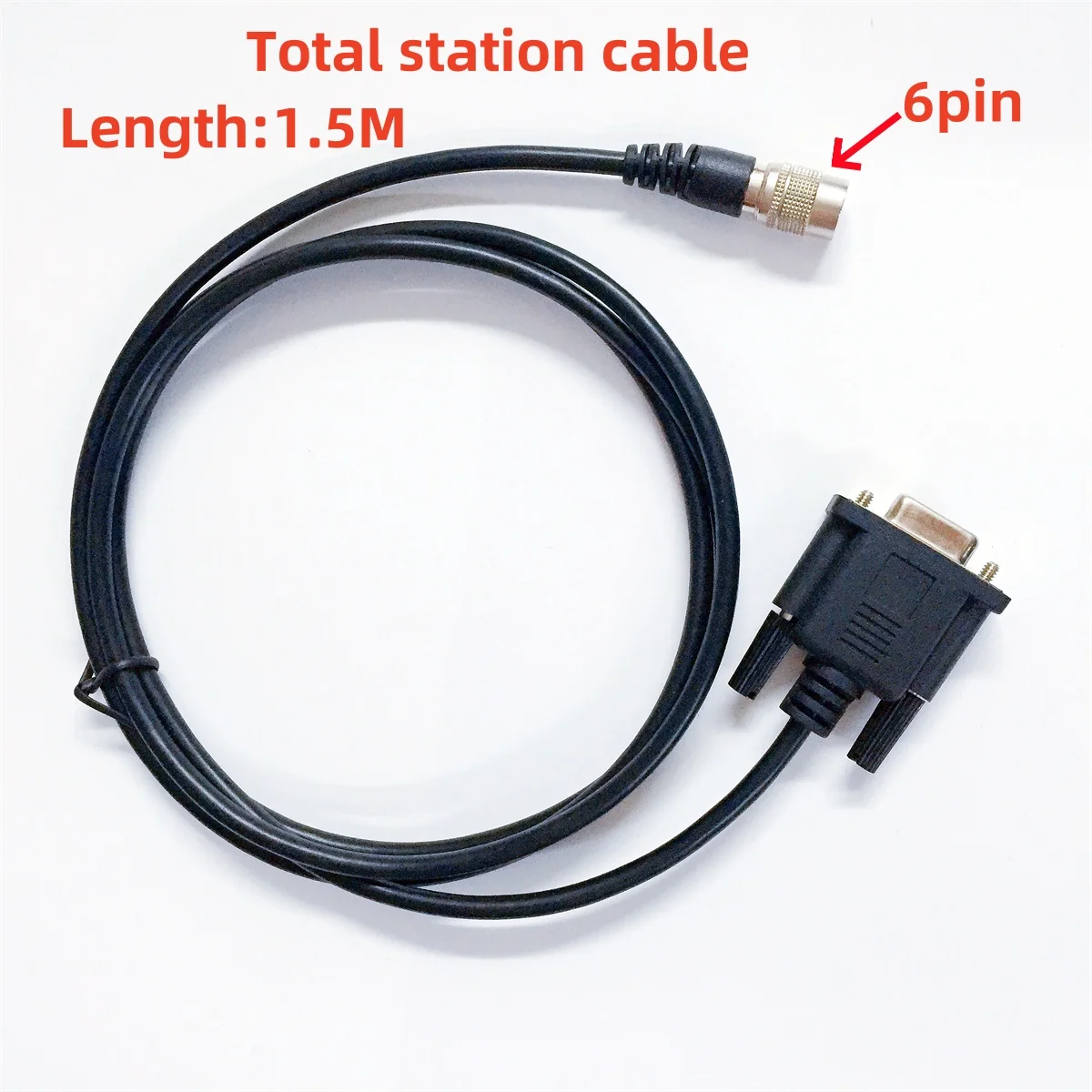 RS232 COM Port Download Data Cable Applicable to Nikon Total Station Surveying cable