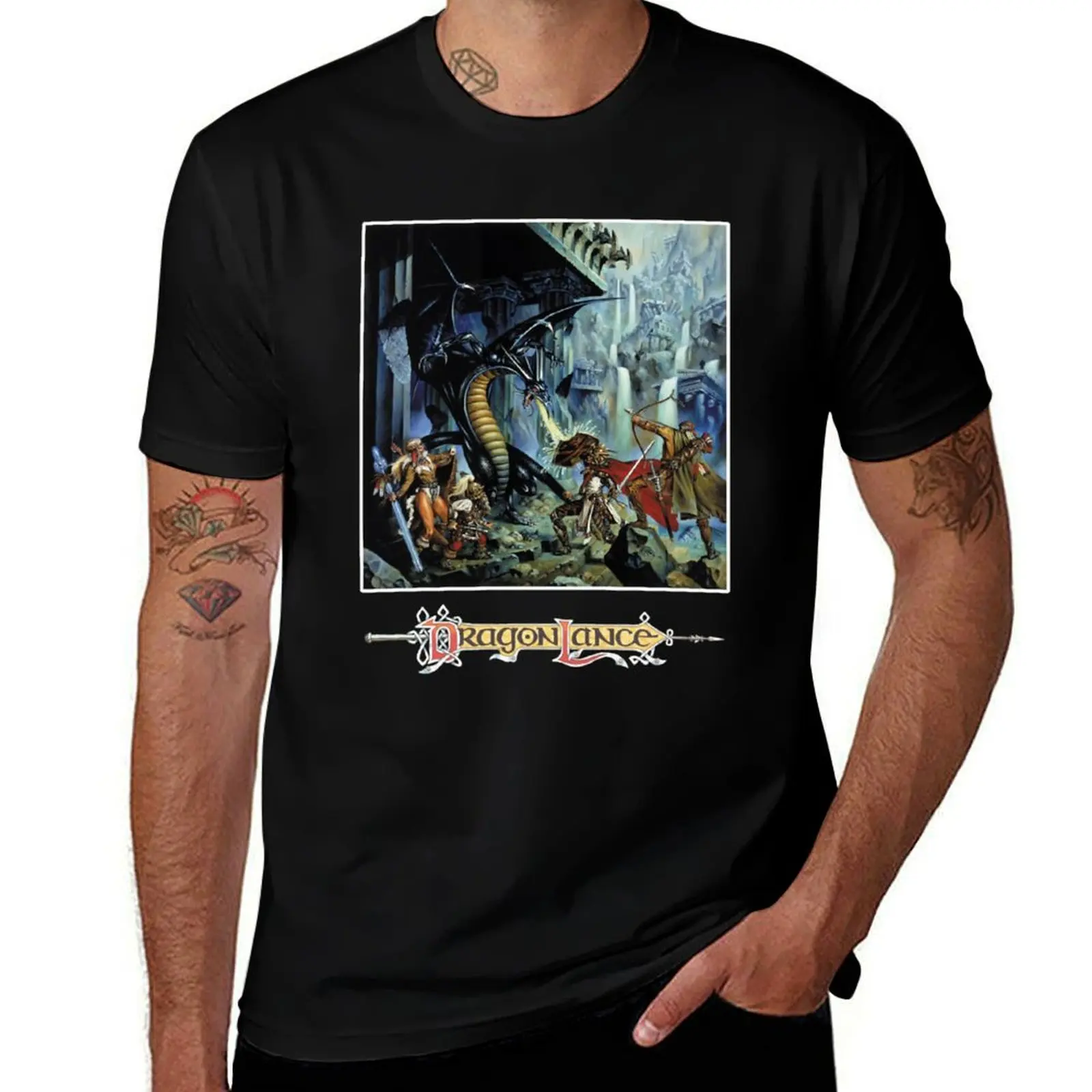 Dragonlance Advanced Dungeons, Dragons of Despair T-Shirt cotton t shirt pack T-Shirt
