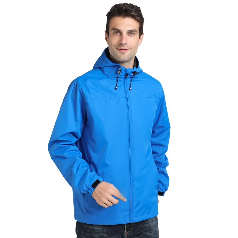 Chaqueta de exterior para hombre, cortavientos deportivo impermeable a prueba de viento, chaqueta con capucha para primavera y otoño, novedad de 2022