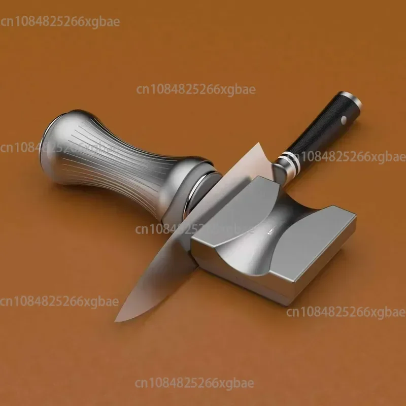 Aluminum alloy magnetic suction drum knife sharpener, which can replace 4 types of grinding discs, four-angle fixed-angle