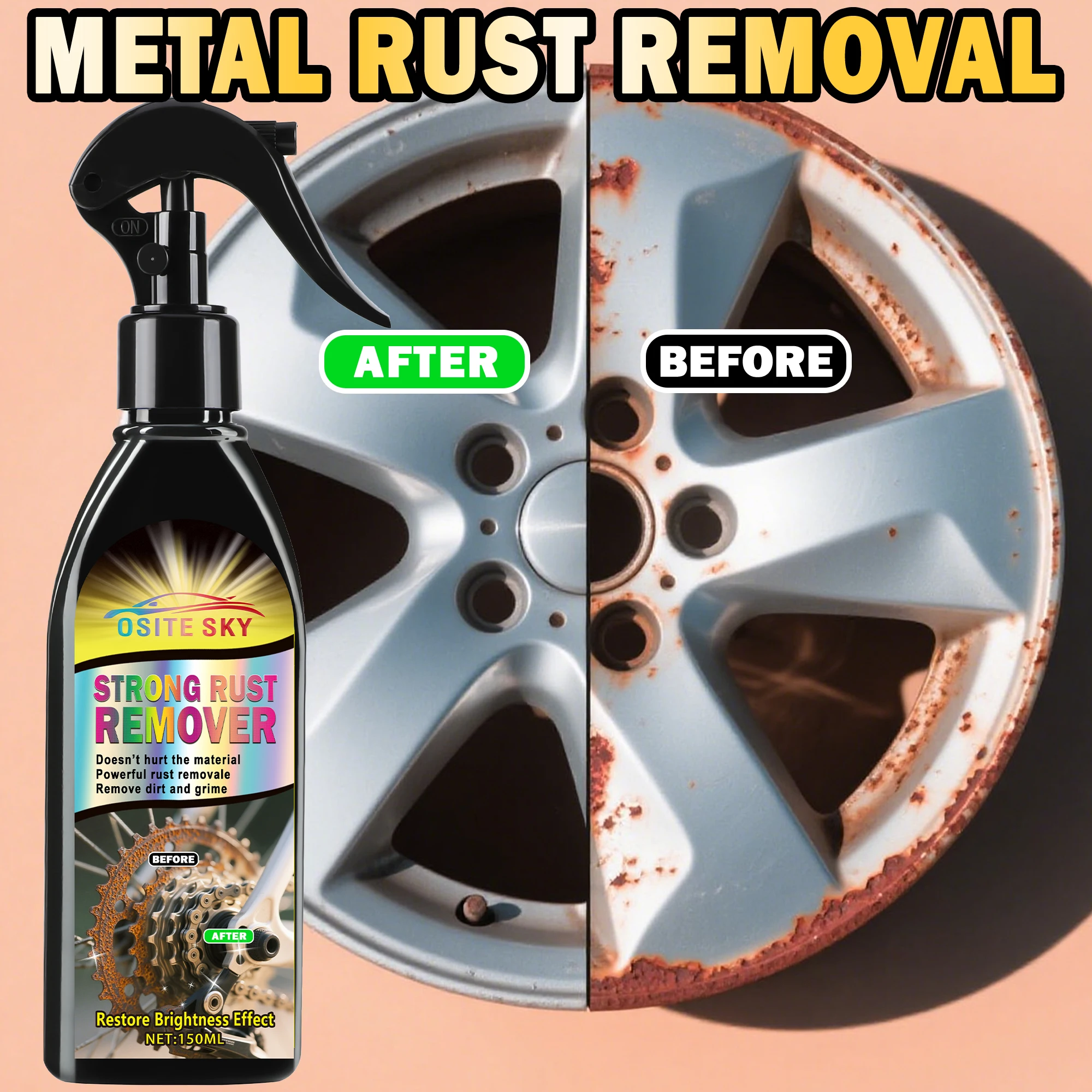 

Спрей-преобразователь ржавчины автомобиля — средство для снятия и предотвращения шасси, деталей тормозов, болтов — антикоррозийный