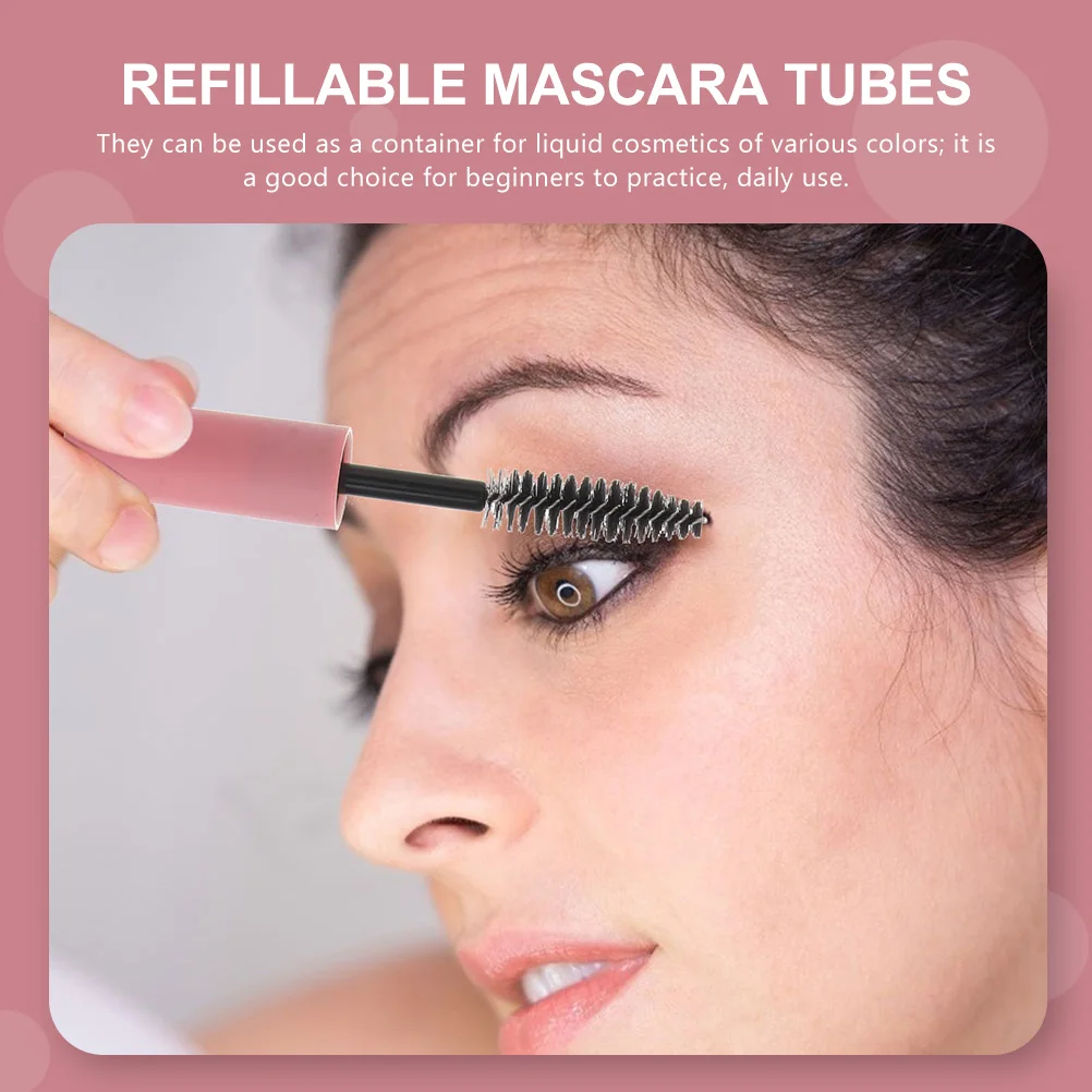 ขวดหลอดมาสคาร่าเปล่าแบบรีฟิลอายแชโดว์และภาชนะอายไลเนอร์แบบแท่ง