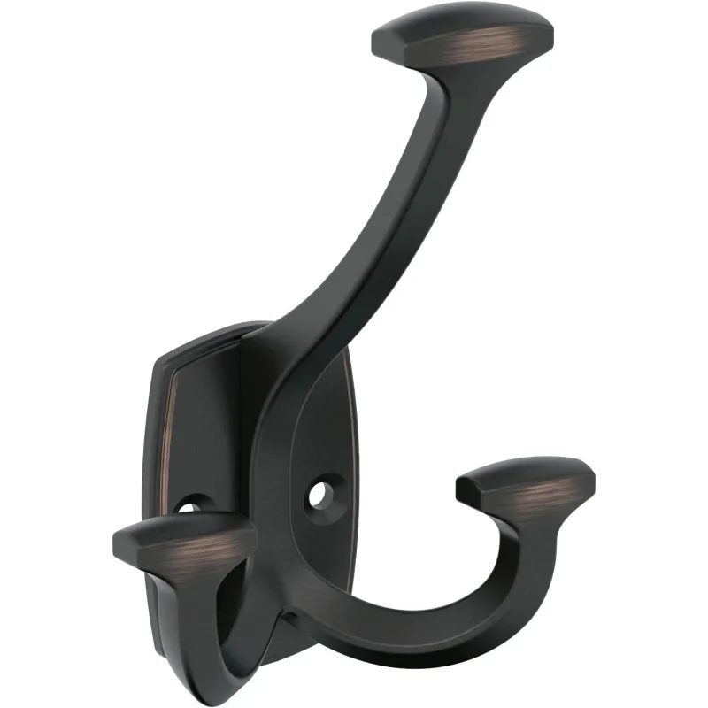

Американк H37004ORB. | Декоративная стена Vicinity с тройными зубцами | Крючок из бронзы, натертый маслом для пальто, шляп, рюкзаков, сумок | Крючки