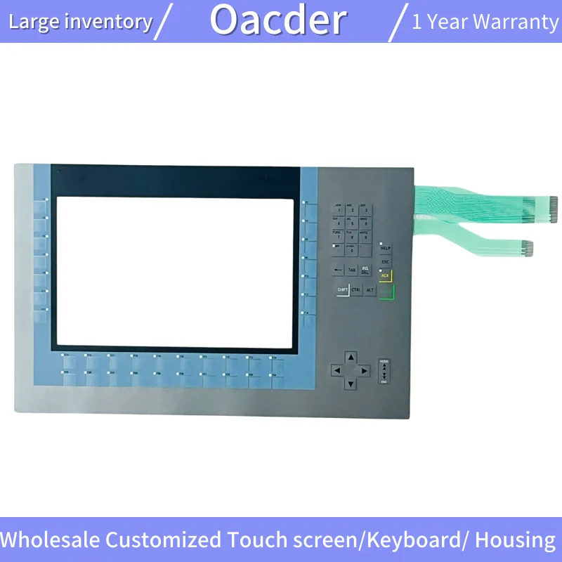 KP1200 Comfort 6AV2124-1MC01-0AX0 Membrane Button Switch Keypad Keyboard 6AV2 124-1MC01-0AX0 Plastic Back Case Cover LCD Display