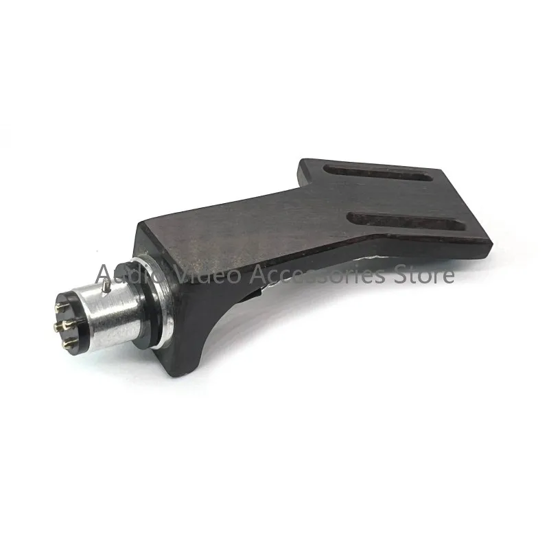 Stilo per cartuccia per tronchi a braccio dritto con filo in argento puro sterling 5N per giradischi LP Supporto HIFI per giradischi in vinile