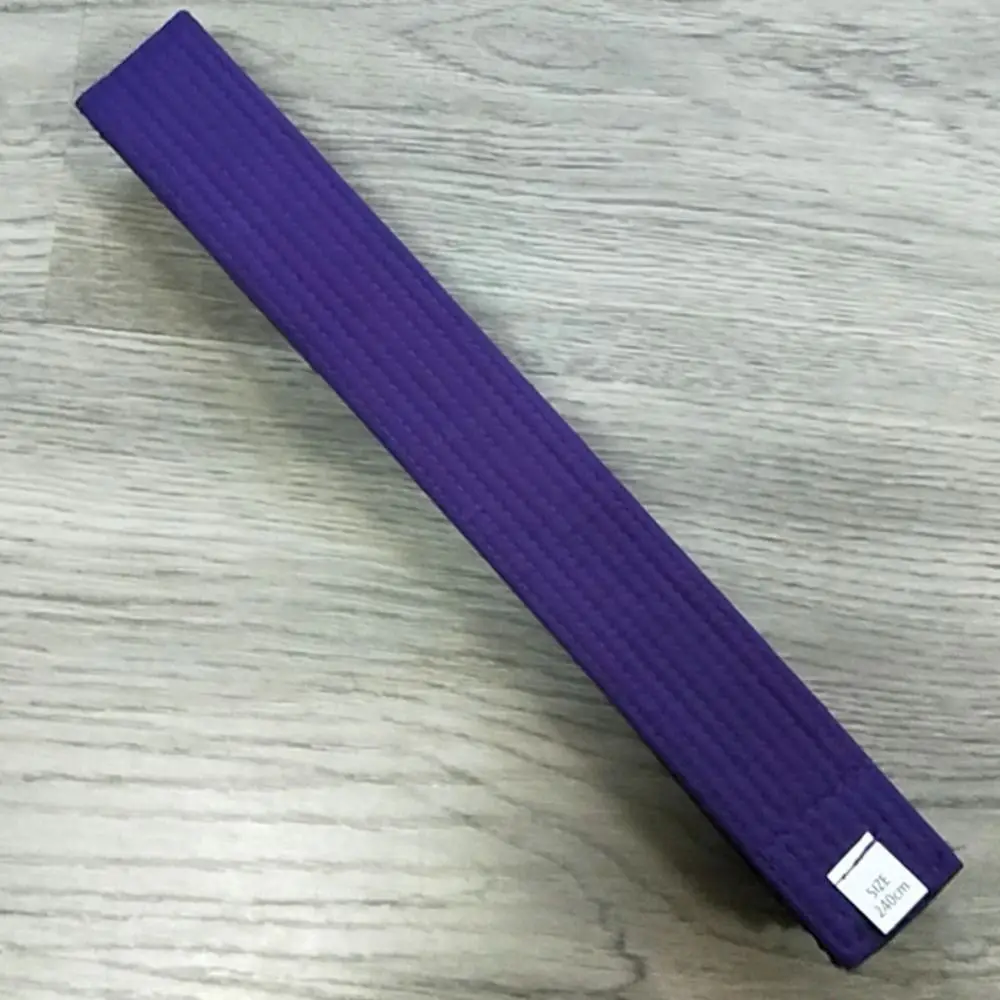 

Cotton Taekwondo Belt 2.2/2.8M Black/Red/Green/Yellow udo Jiu jitsu Standard Tapes Colorful Uniform
